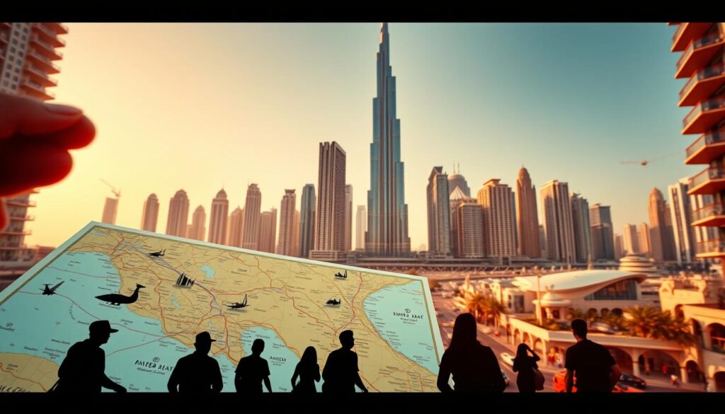 تخطيط رحلة لدبي