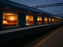 قطار النوم بين سويسرا والدنمارك